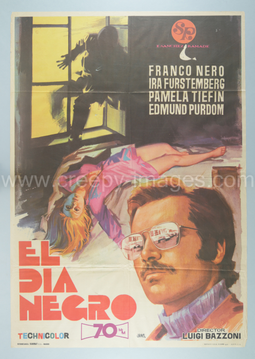 Der schwarze Tag des Widders / Giornata nera per l‘ariete - Spanisches Plakat